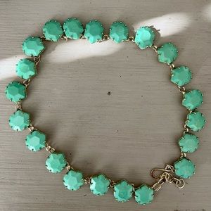 Kendra Scott Mint Green “Sam” Statement Necklace